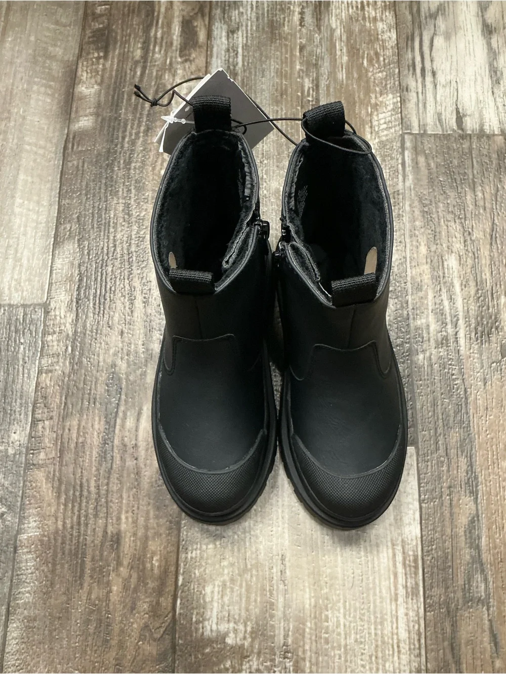 H&M Black Kid’s Chelsea-Style Rain Boots Size 12.5
